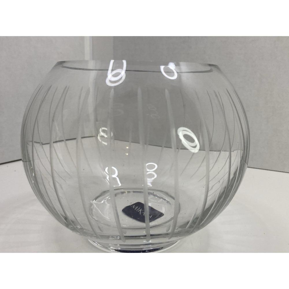 Mikasa Cheers Vertical Balloon Votive Candle Holder 6" Rose Bowl New in Box‎